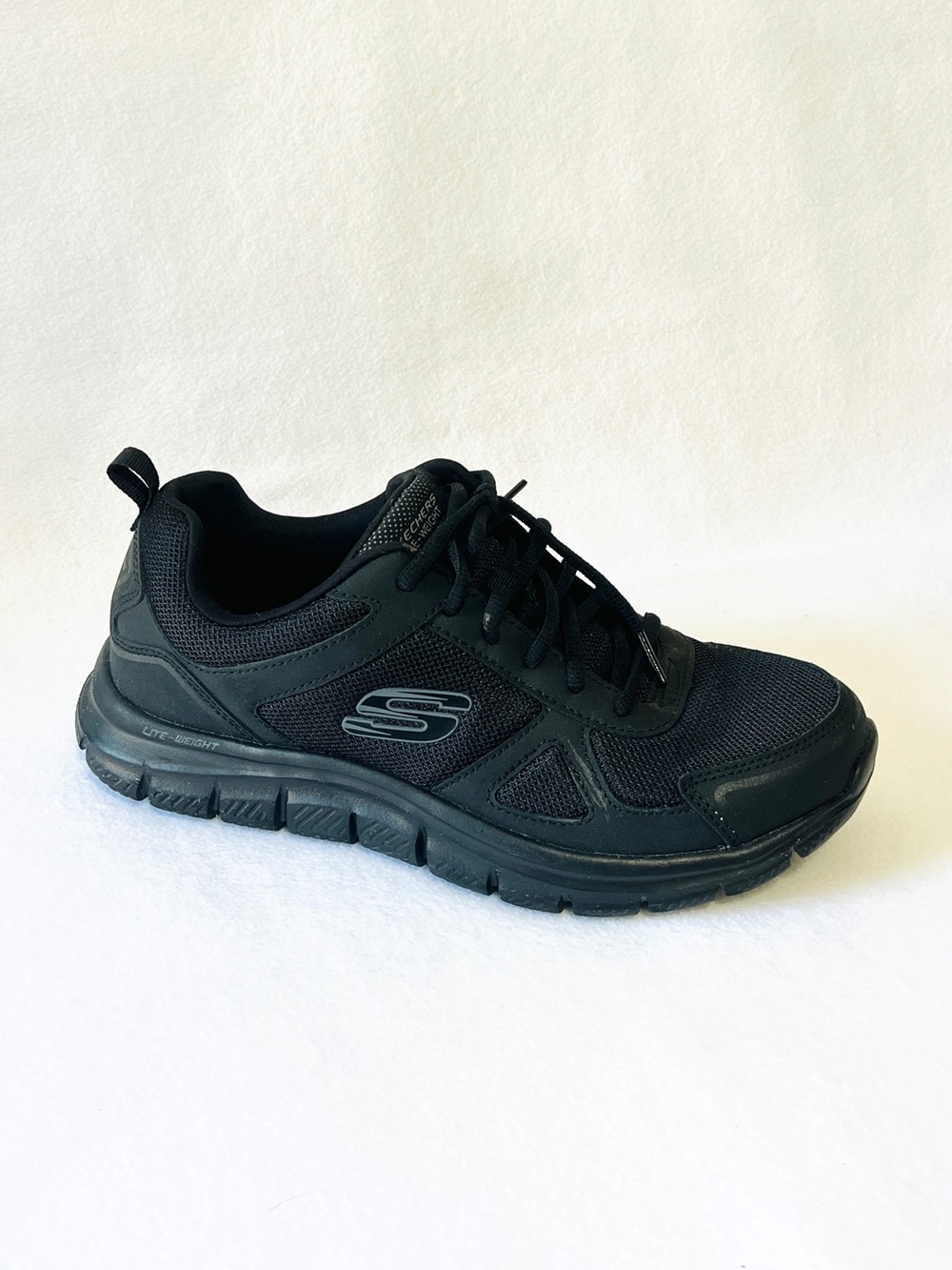Skechers Track-Scloric Sneakers Men’s Wide Fit Size 9 Black Lightweight Athletic - Picture 4 of 11